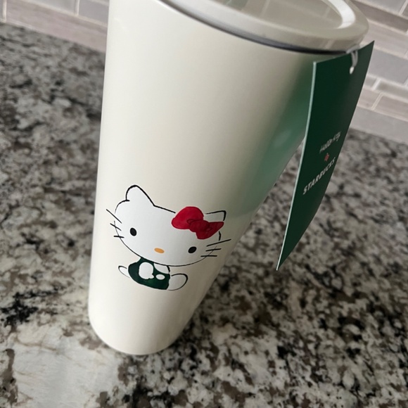 Hello Kitty Starbucks Tumbler with Straw Stainless Steel 2025 - Picture 3 of 5